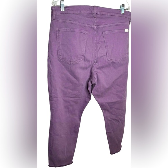 Jen 7 By 7 For All Mankind Women’s Ankle Lavender Jeans Size 24 Good Preown Cond - Picture 2 of 4